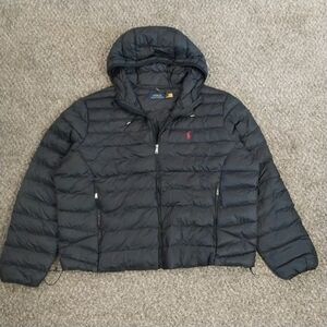 MENS RALPH LAUREN BLACK WITH HOOD 2XB
